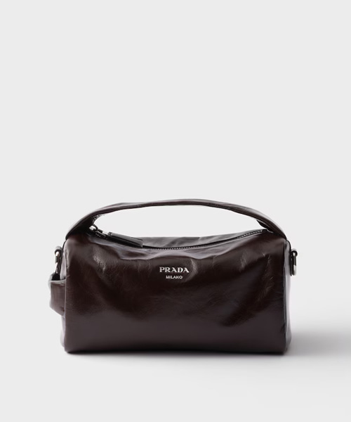 프라다 가죽 숄더백