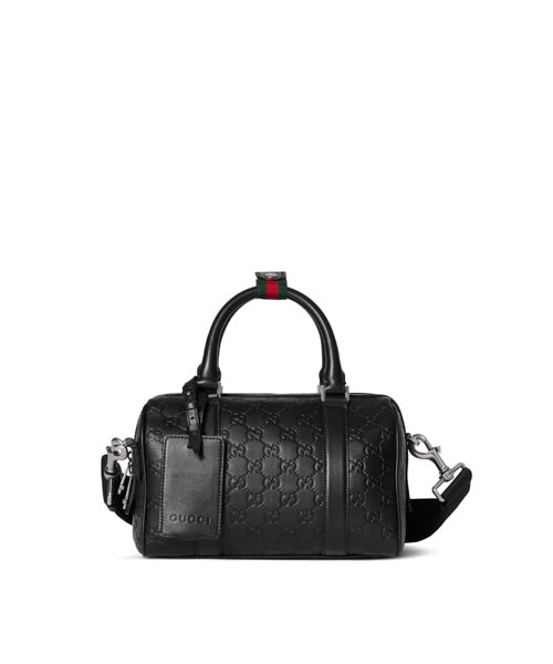 구찌 GG 엠블럼 스몰 트레블 백