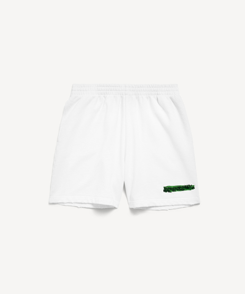 발렌시아가 메시 스프레이 루즈 핏 쇼츠 02787