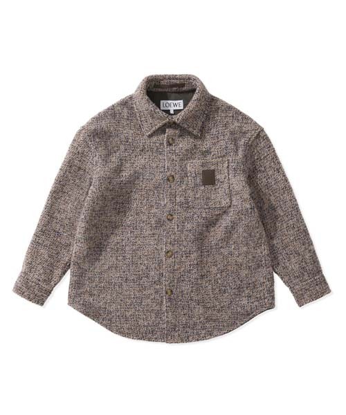 로에베 아나그램 울 블렌드 오버셔츠