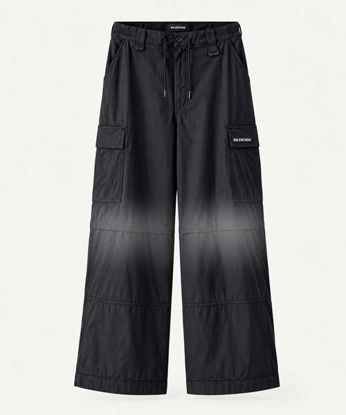 발렌시아가 하이브리드 패치워크 카고 팬츠